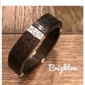 Brighton brown acrylic bangle